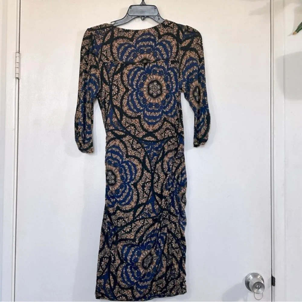 Vanessa Virginia Lena Faux Wrap Dress Size S - Picture 4 of 12